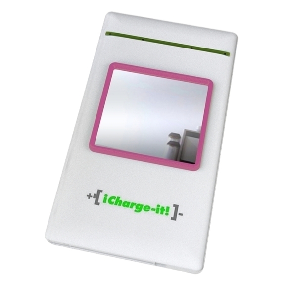 Power Bank With Mirror Charm iPhone Android Cell Phone Tablet - Picture 1 of 16